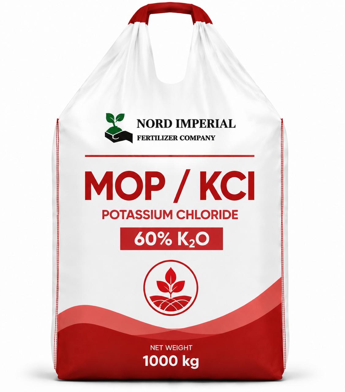 Muriate of Potash (MOP / KCl) — MOP / KCl 60% K₂O packaging