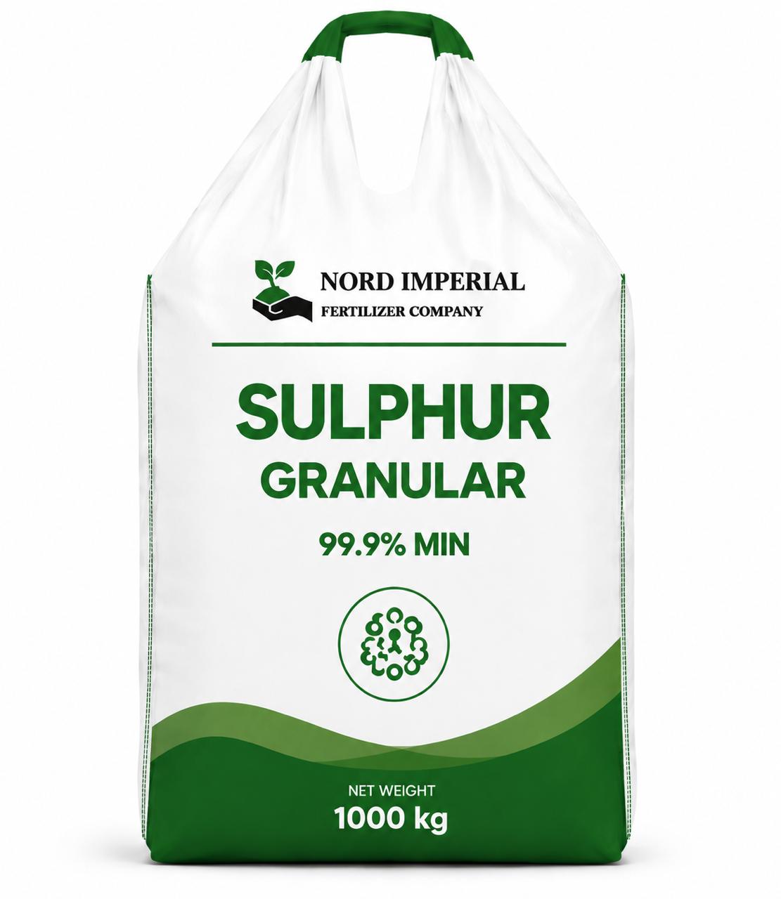 Sulphur Granular — Granular Sulphur 99.9% packaging